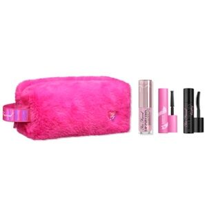 Too Faced 4Pc Makeup & Cosmetics Bag Set NEW